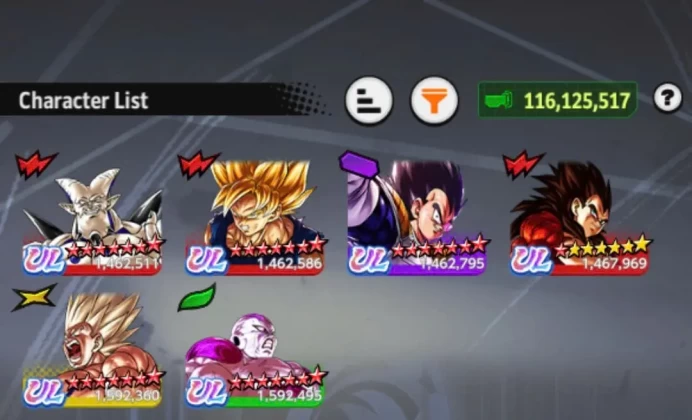 D833-IOS+Android-6 UL(SS Goku Full Star+Frieza Full Star+SS4 Vegeta)+40 Legend+Vip Equipment+Good Team PVP+SS4 Goku Zenkai+Namek Goku+Gohan