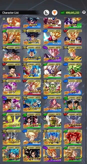 D835-IOS+Android-Vip Account 14 ULTRA Good Star+52 Legends Limited+Vip Equipment+Many Good Team PVP+Good Zenkai+New Banner Fusion