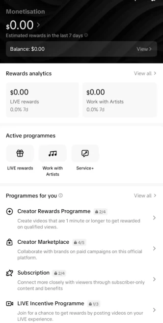 |France | 1 700 Followers | TikTok Shop + Live Rewards+Work with Artists| Dashboard Accessible