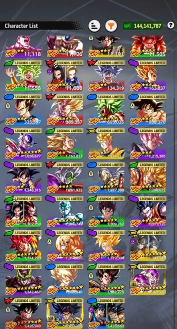 D836-IOS+Android-6 UL(SS4 Vegeta+SS Goku+Frieza)+43 Legends+Vip Equi+Goku Saga+Meta Cooler+Namek Goku+God Goku+Goku&Bardock+Gohan+Cabba+Zamasu