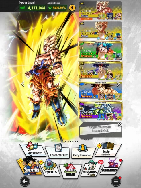 D837-IOS+Android-2 UL(SS Goku Red Star+Majin Vegeta Red Star)+19 Legends Limited+Good Equipment+Bardock Zenkai+God Goku Zenkai