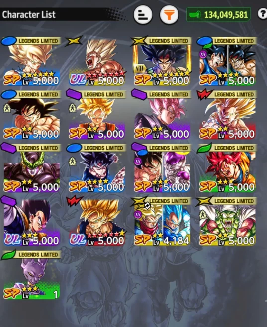 M12-IOS+Android-UL SS Goku Full Red Star+14 Legends Limited+Good Equipment+Nice Team+Bardock Zenkai+God Goku+Goku Uis+Namek Goku+Rose
