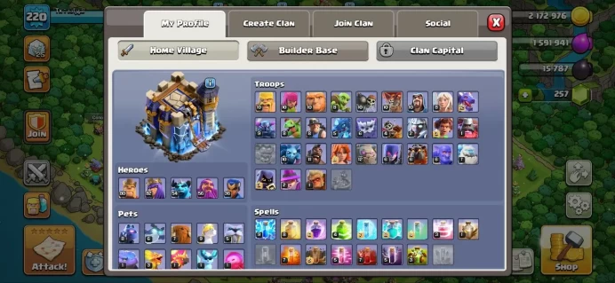 Th_18(XP 220)(80/82/54/56/36)(GOOD EPIC)(7 SKIN HERO)(PLS SEE PIC)
