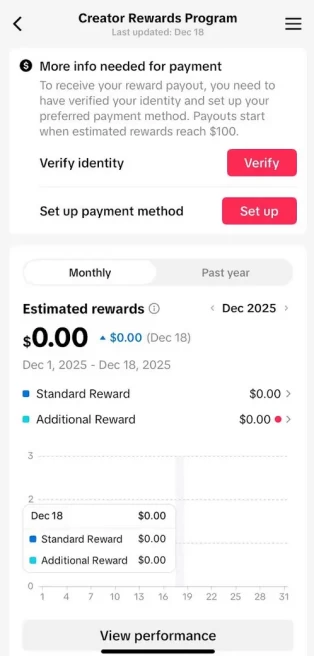 Germany Monetized Account/ 10K Followers+93K Likes/ Creator Rewards Program Activated/ Full Access