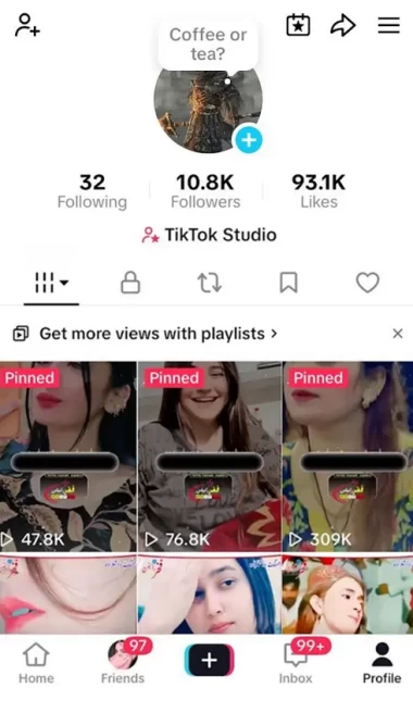 Germany Monetized Account/ 10K Followers+93K Likes/ Creator Rewards Program Activated/ Full Access