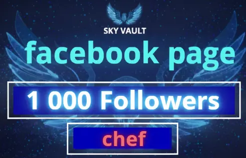Facebook Page : 1 000 Followers | Chef Category |Full Acess| Full Data change