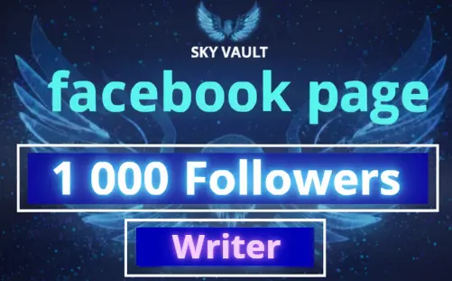Facebook Page : 1 000 Followers | Writter e Category |Full Acess| Full Data change