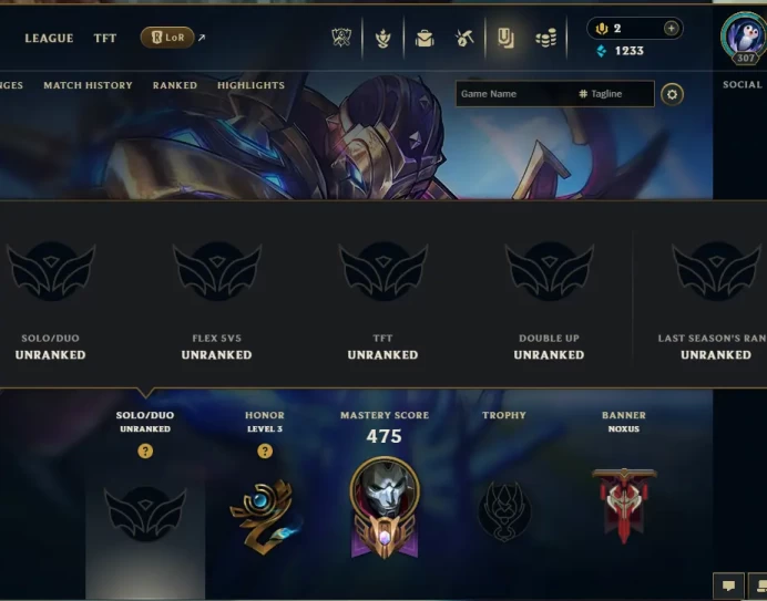 LAS(TRANSFERABLE) EMAIL CHANGEABLE 307 lvl 162 CHAMPIONS 173 SKINS ASHEN PANTHEON ASHEN PYKE PRESTIGE ASCENDED PANTHEON 201 EMOTE LAST PLAY 2024