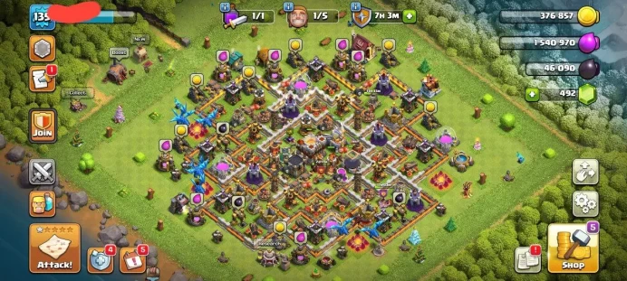 TH11 | Level 135 -[ BK 48-AQ 47-MP 21-GW 15- RC ]- Gem 492--Code 6233--Secure account