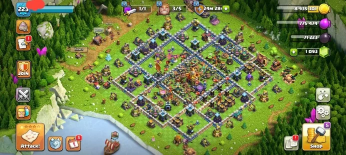 TH16 | Level 223 -[ BK 61-AQ 83-MP 62-GW 46- RC 31 ]- Gem 1093--Code 6243--Secure account