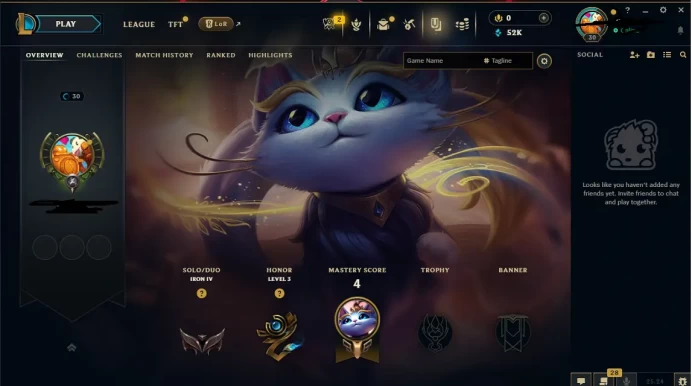 EUW - SAFE REAL SEASON15 IRON 4 0LP | 52000 BE | PLACEMENTS DONE | 5+ LOSSES | INSTANT DELIVERY | LOW MMR | UNVERIFIED EMAIL | IRON IV | #2528