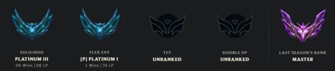 [EUW] S15! - SPLIT 3! - Platinum 3 -98LP-  - Last Season MASTER - Honor 4 - 96W - 133L - Safe - Instant - MUST 3 NORMAL WIN