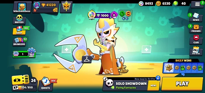 [Code 8467] Level 169 / 41k Trophy + 221 Skins / Very Cheap