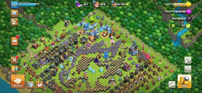 Th 18 MAX /Full EPIC HeRO Equipment ( 7max ) / 3000 star war / 10 skin hero / good helper /3600 trophies full safe