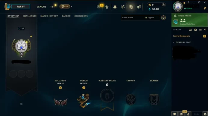 NA - SAFE REAL SEASON15 IRON 4 0LP | 50800 BE | PLACEMENTS DONE | 5+ LOSSES | INSTANT DELIVERY | LOW MMR | UNVERIFIED EMAIL | IRON IV | #2534