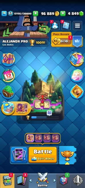 [Code 8499] Level 57 / 2 Cards Elites + 6 Skins Towers / Very Cheap