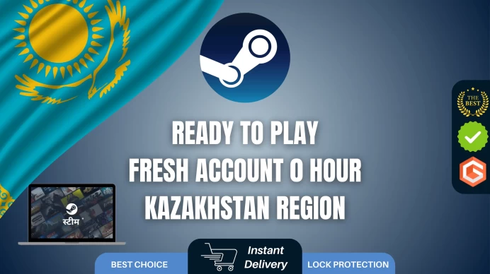 3x Fresh New Steam Account ◈ Region Kazakhstan ◈ You can Buy Cheapest Games ◈ 0 Hours ◈ Full Access ◈ Original Data ◈ Instant Delivery 