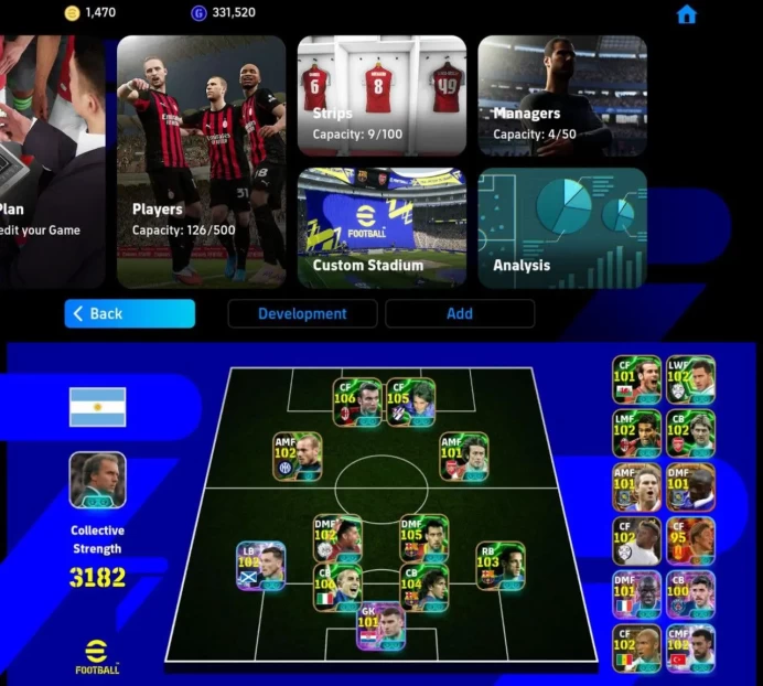 Seri 2026 - Coins 1470 - GP 331520 - Players 126 - Global - Android/IOS - Konami Linked - Code850