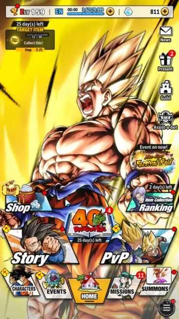261M Total Power|LV159|8 UL+ 20 LL|S Saiyan God SS Vegito,Majin Vegeta,Super Gogeta,Super Vegito,Etc|Android|Check SS(DBL843)
