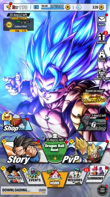 374M Total Power|LV170|9 UL+ 42 LL|S Siyan God SS Gogeta,S Saiyan 4 Gogeta,Final Form Frieza,Super Vegito,Etc|Android|SS(DBL845)
