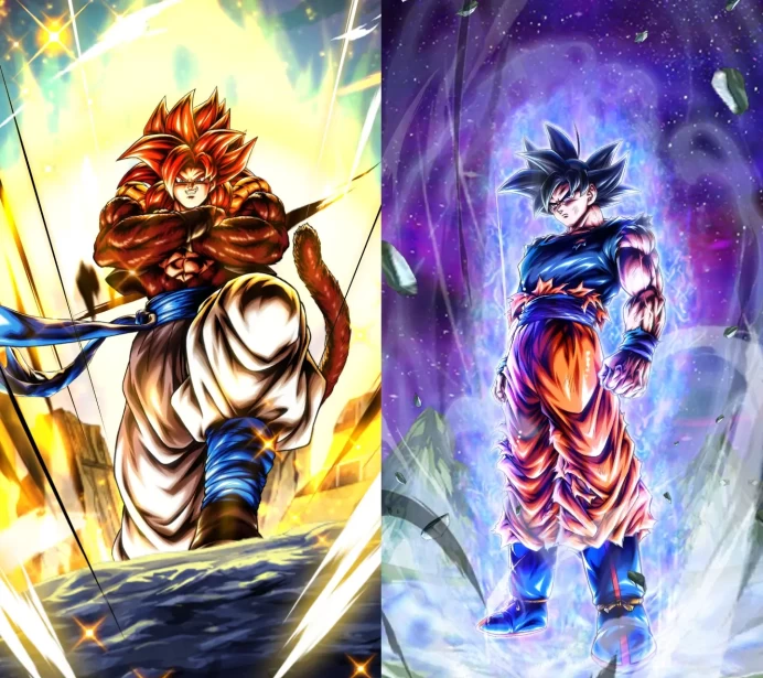 2UL [iOS]UL Super Saiyan4 Gogeta[purple]+Ultra Instinct -sign- Goku[yellow]+43000CC+0~5LL[Global]Auto delivery[BNID Login]