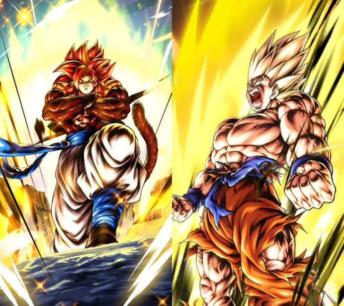 2UL [iOS]UL Super Saiyan4 Gogeta[purple]+UL Super Saiyan Goku[yellow]+45000CC+0~5LL[Global]Auto delivery[BNID Login]