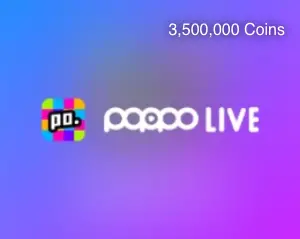 Poppo Live 3,500,000 Coins (Global)