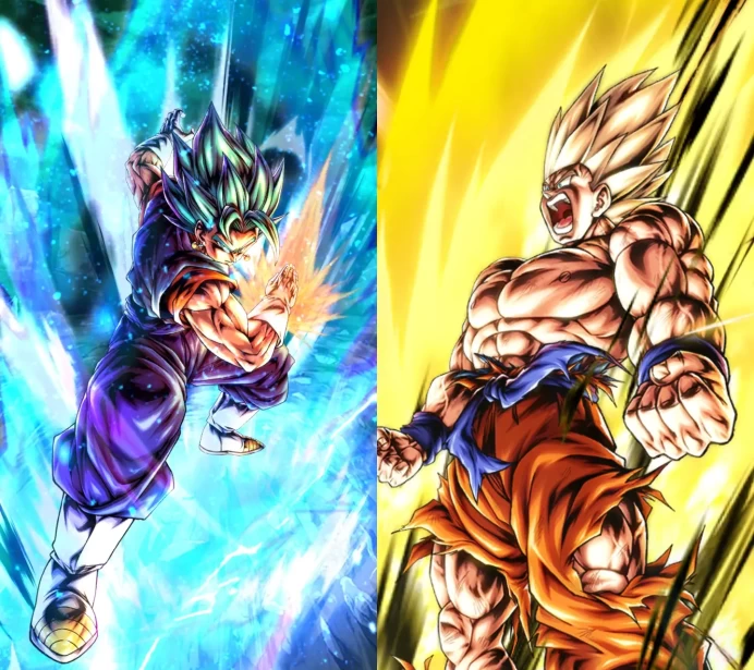 2UL [iOS]UL Super Saiyan God SS Vegito[red]+UL Super Saiyan Goku[yellow]+47000CC+0~5LL[Global]Auto delivery[BNID Login]
