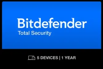 Bitdefender Total Security 5 Devices, 1 Year (Global)