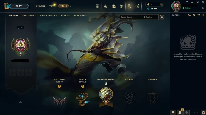NA - SAFE REAL SEASON15 IRON 4 0LP | 56900 BE | PLACEMENTS DONE | 5+ LOSSES | INSTANT DELIVERY | LOW MMR | UNVERIFIED EMAIL | IRON IV | #2549