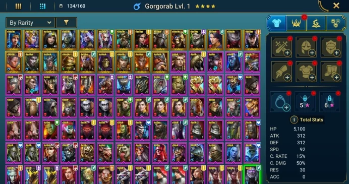 Starter acc with Riho : 90k energy / 55 mln coins / Minaya, Bloodgorged, Arix, Ninja + 19 Login Legendaries / Daithi, Aeila