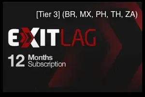 ExitLag Subscription 12 Months [Tier 3] (BR, MX, PH, TH, ZA)