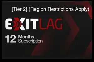 ExitLag Subscription 12 Months [Tier 2] (Region Restrictions Apply)