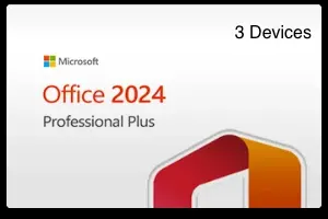 Microsoft Office 2024 Professional Plus for 3 Devices - Key