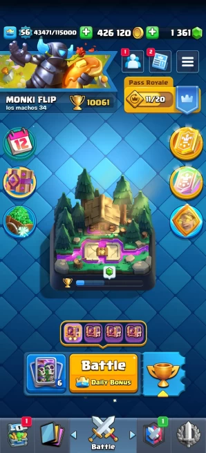 [Code 8527] Level 56 / 1 Cards Max + 8 Skins Towers / Very Cheap