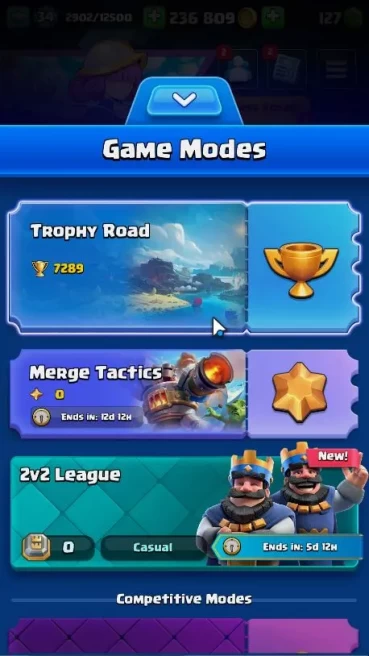 Lvl 34|Trophy 7289|KTL 11|Limited Skin Emote|Card 118|1 Hero,4 EVO,5 Champ,21 Legend,33 Epic,30 Rare,29Common|TakeEmail(CR1045)