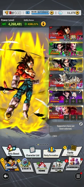 ANDROID ONLY+ 11K CC+ Team GT+ UL ss4 Vegeta Full+UL Shenron Full+ LF ss4 GokuVegeta+ss4 Goku+ss4 Gogeta+ Good Equipment (D48)