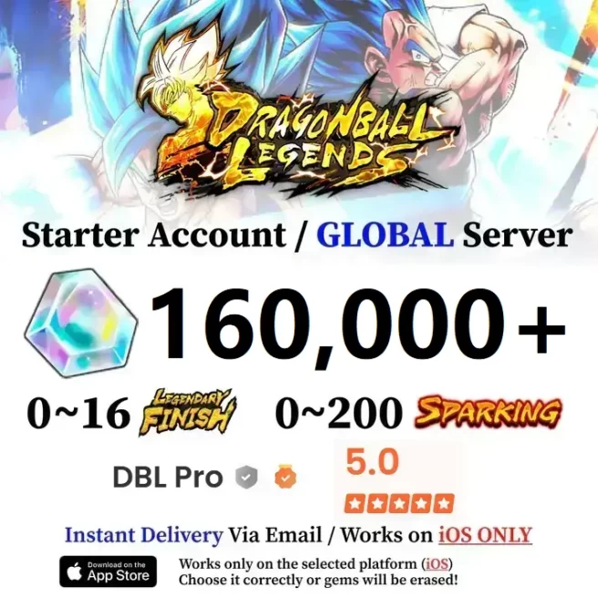 IOS 160,000+ Chrono Crystal Accounts - Automatic Delivery - Bandai ID Login