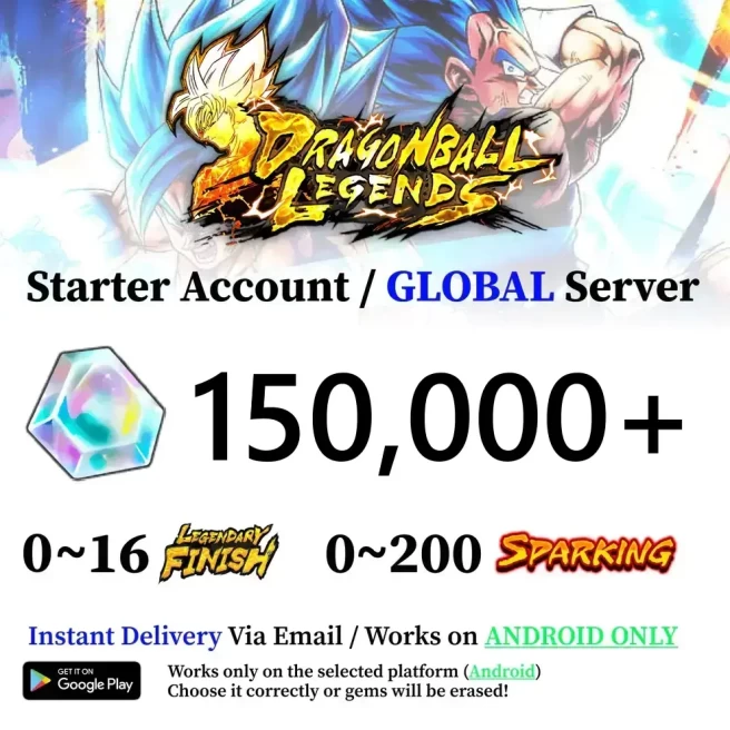 Android 150,000+ Chrono Crystal Accounts - Automatic Delivery - Bandai ID Login