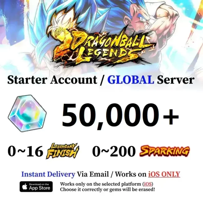 IOS 50,000+ Chrono Crystal Accounts - Automatic Delivery - Bandai ID Login