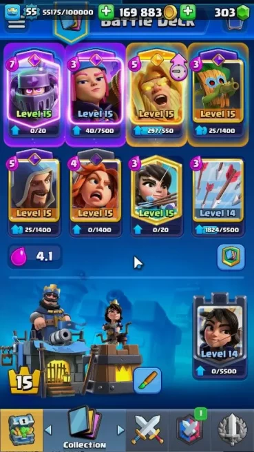 Lvl 55|Trophy 10000|KTL 15|Limited Skin Emote|Card 121|1 Hero,13 EVO,8 Champ,21 Legend,33 Epic,30 Rare,29Comm|TakeEmail(CR1065)
