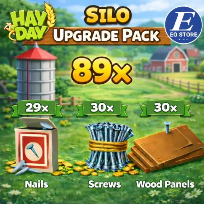 30 DAY• MONTHLY SUBSCRIPTION SILO UPGRADE PACK 89x【29x NAILS • 30x SCREWS • 30x WOOD PANELS】FAST, SAFE & TRUSTED SELLER◆LOWEST PRICE IN MARKET