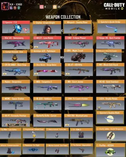 GOD Account - +4 Gun Mythic - Level 400 -  +15 Legendary Guns - +1 Mythic Soldiers  - More Battle Pass - More Skin BP - +387 Epic Guns [ ALL INF