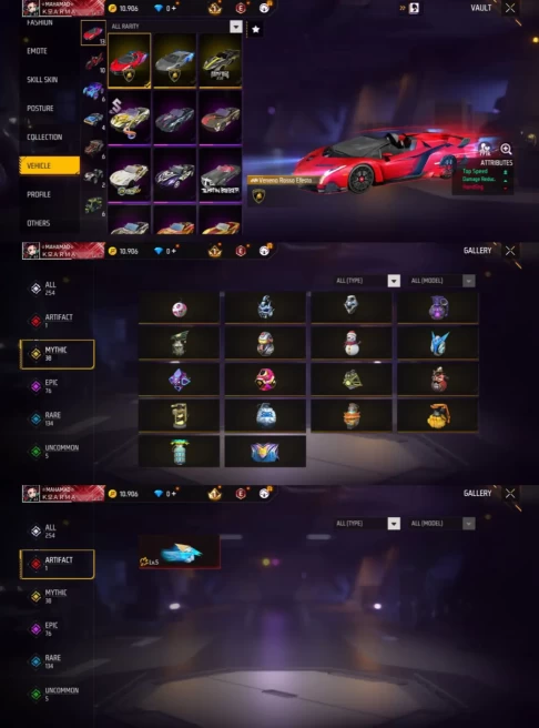 iOS/Android (Global) - Level 63 - Set 95 - Emote 35 - Pet 8 - Weapon 254 - Artifact 1 - Mythic 38 - Epic 76 - Diamond 0 - Code866
