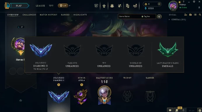 EUW / DIA 2(75LP) ++HIGH LP GAIN  / 42 Champ / 5 SKINS / 15.8K BE / HONOR 4 / HANDMADE / FULL ACCES / LIFETIME WARRANTY / 7-24 SUPPORT /CHEAP