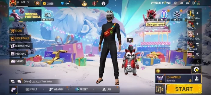 iOS/Android (Global) - Level 63 - Set 74 - Emote 30 - Pet 27 - Weapon 235 - Artifact 2 - Mythic 30 - Epic 70 - Diamond 4 - Code868