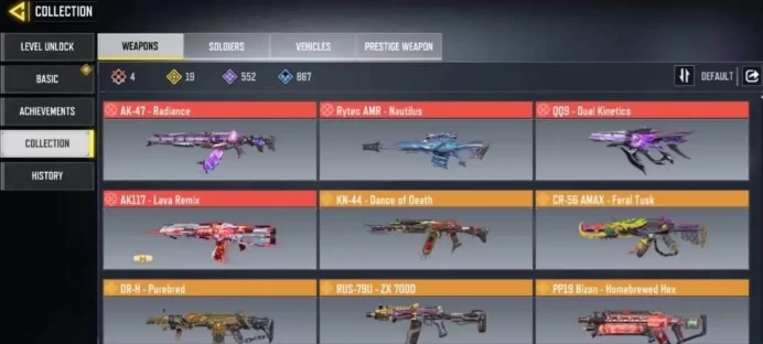 SUPER Account - +4 Gun Mythic - Level 400 -  +19 Legendary Guns - +1  Mythic Soldiers - More Battle Pass - More Skin BP - +550 Epic Guns [ ALL 