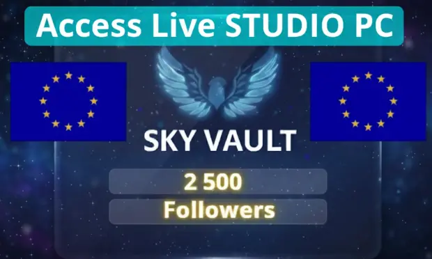 EU | Full LIVE | Studio PC + Phone | LIVE Rewards | 2 500 Followers |