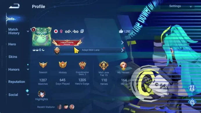 Hero 110 Skin 164|Limitd[Shangguan,Lam,Wukong],Full LNY24,Seiya Dharma,GM,3 Legend,3 Sanxingdui,Etc|Infinite|(HOK1741)