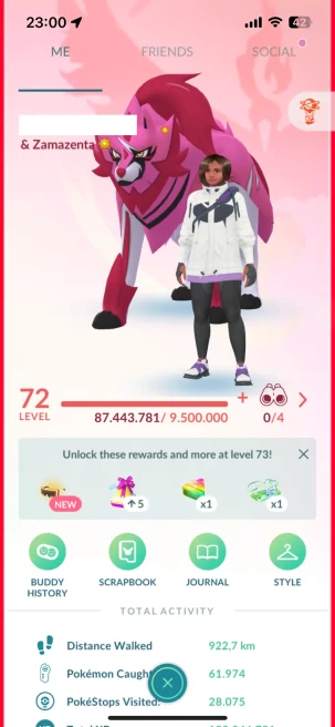 Level 72, 4 Legend IV100, 180 Shiny, 152 Legend, 28 IV 100, 9 Shiny Legend, 45 Shadow Legend